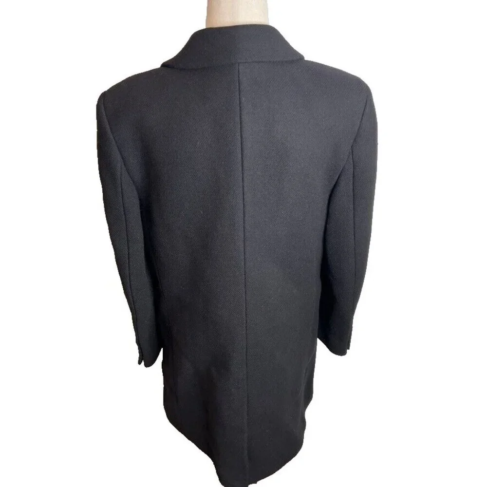 Madewell Womens $298 Blazer Coat in Insuluxe Fabric Black Size 6 NT120 - Picture 5 of 11